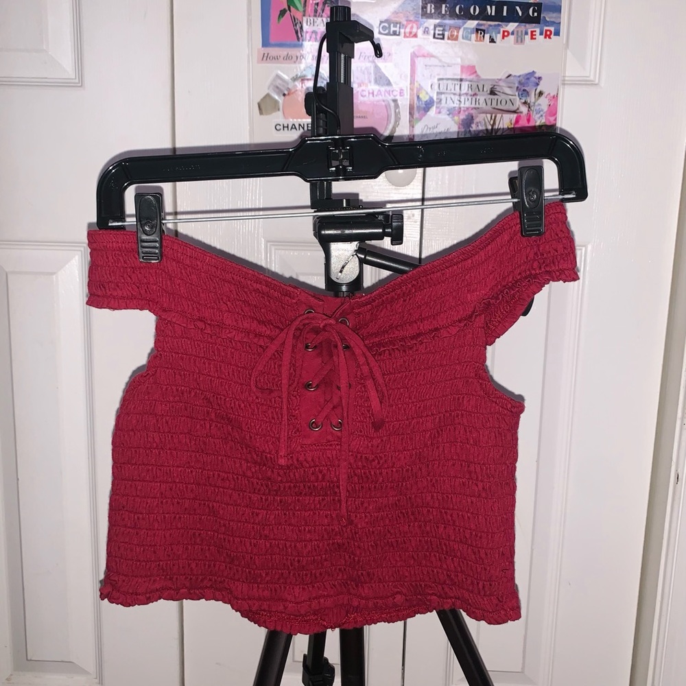 Selling a beautiful off the shoulder crop top from Aeropostale